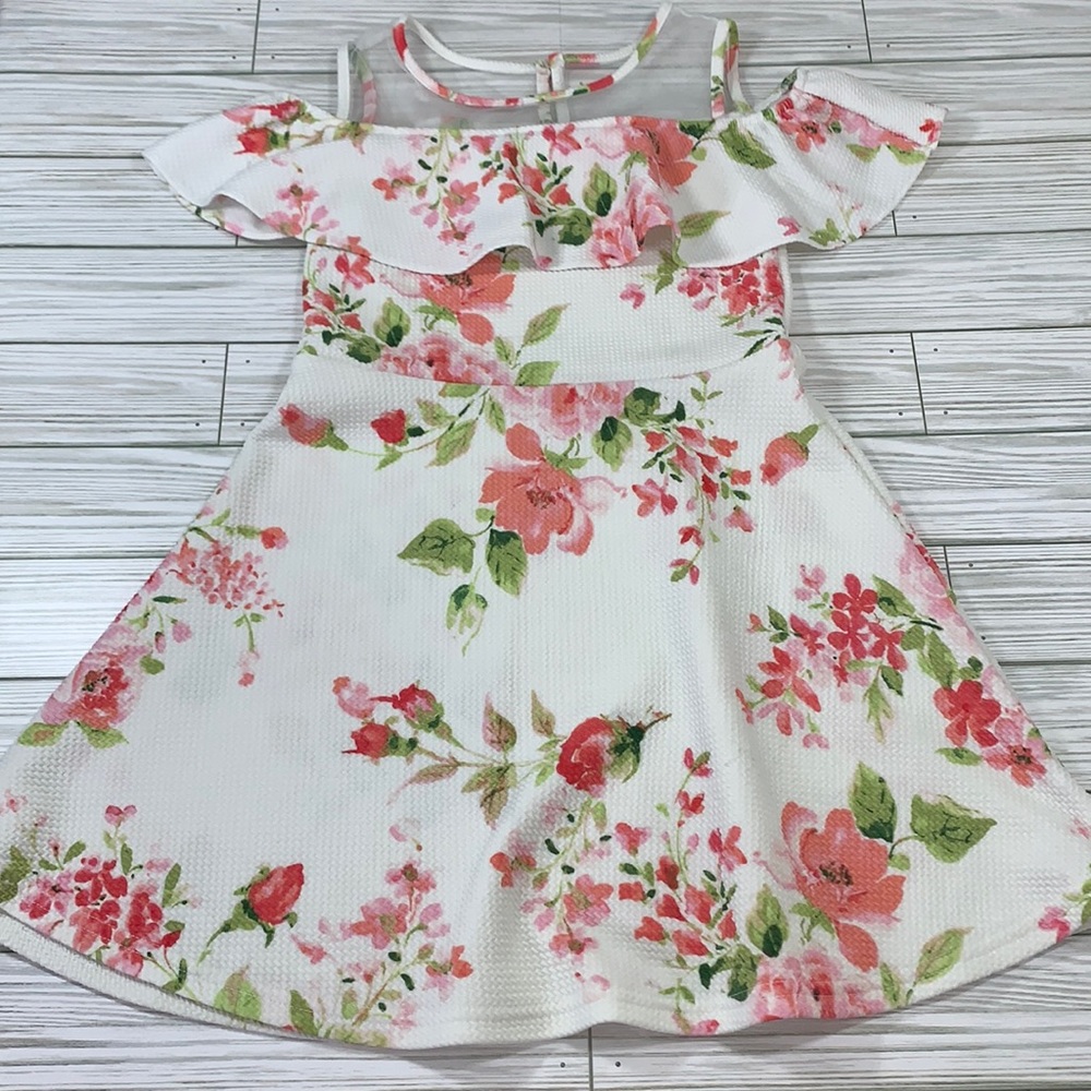 Place Girls Floral spring dress